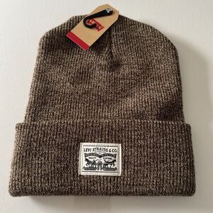 Levis Beanie Mens Brown
